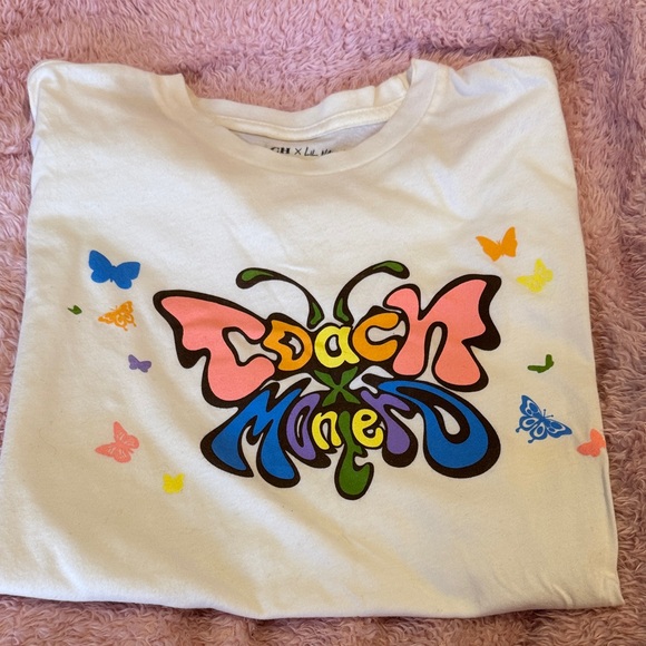 Coach New York X Lil Nas White Butterfly T-Shirt Montero - Picture 7 of 14